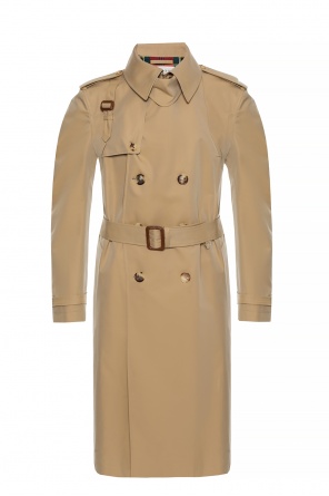 Trench coat with epaulettes, zdjęcie 1 Trench coat with epaulettes od Alexander McQueen